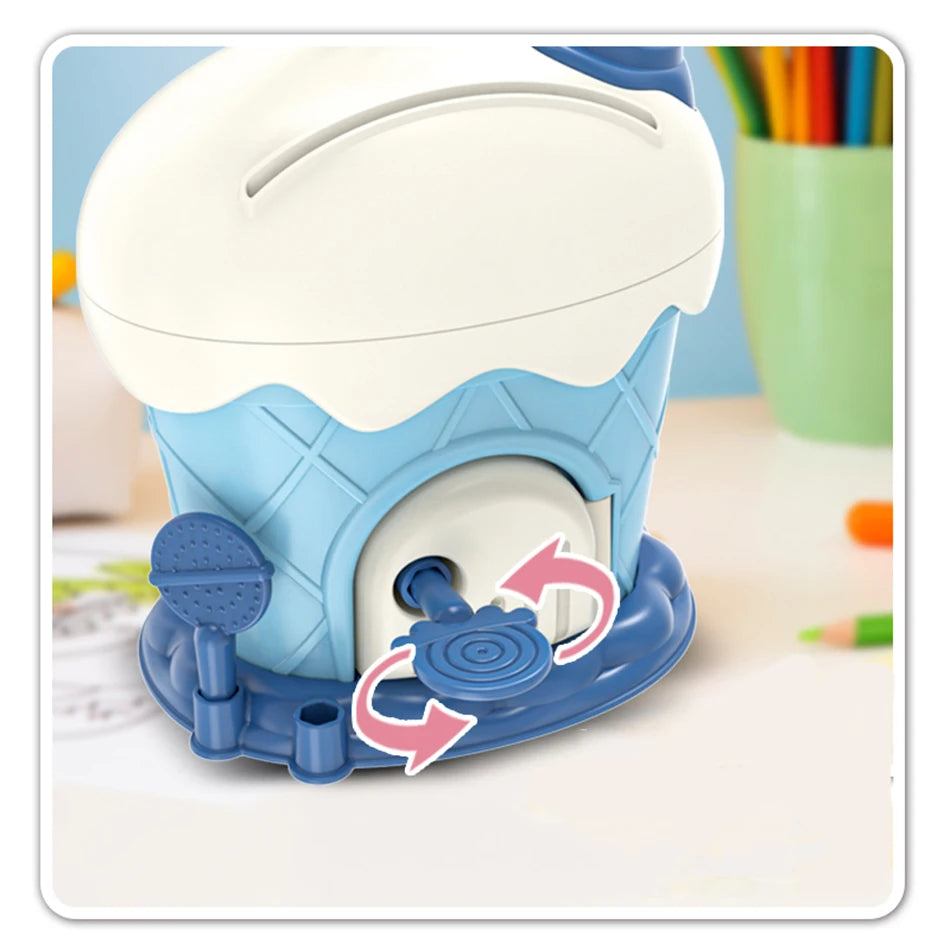 Kids Piggy Bank Ice Cream Hut &ndash; Kawaii Large Capacity Savings Box