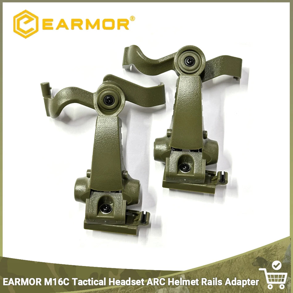 EARMOR M16C Tactical Earphone ARC Helmet Adapter Kit for M31/M32 Series