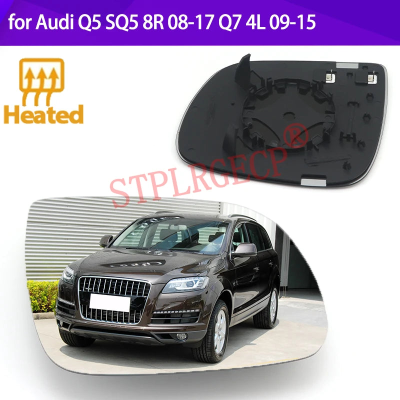 Verwarmd Zijspiegelglas voor Audi Q5 SQ5 8R 08-17 Q7 4L LHD