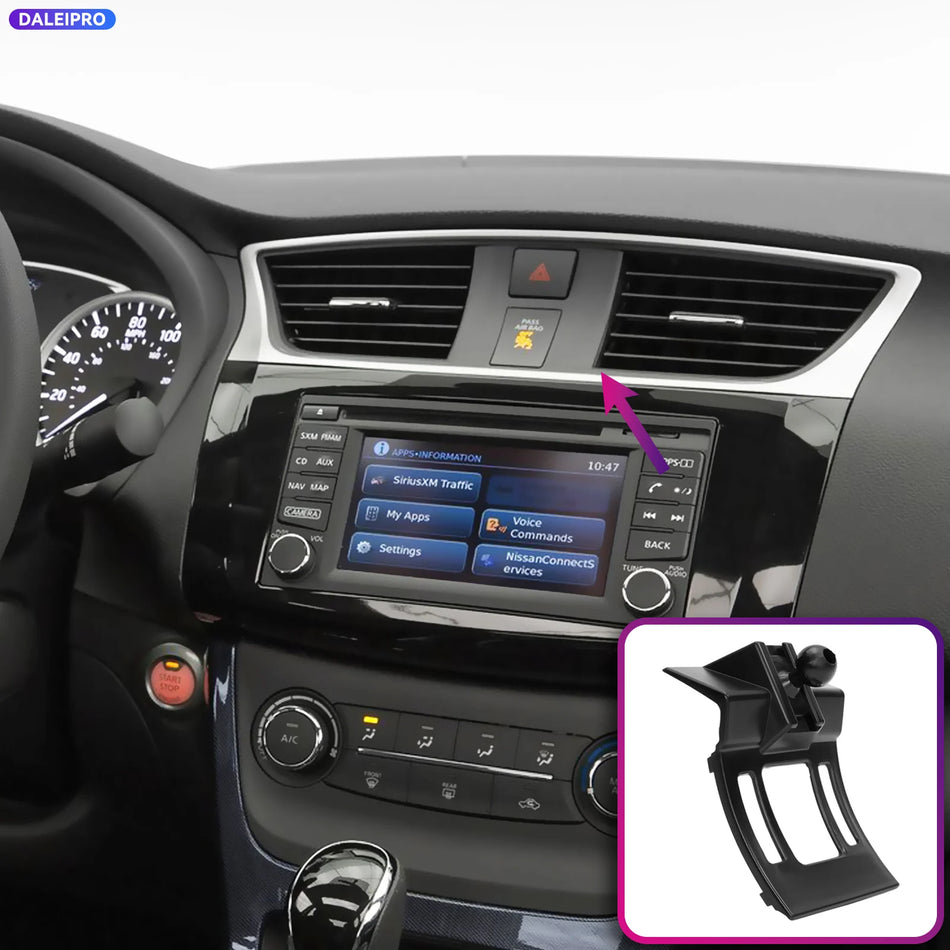 ABS основа за телефонен държач за Nissan Sentra B17 Sylphy 2013-2019