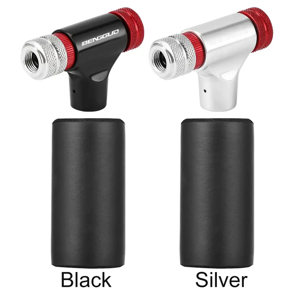 Mojoyce CO2 Bicycle Tire Inflator Schrader Head Mini Pump