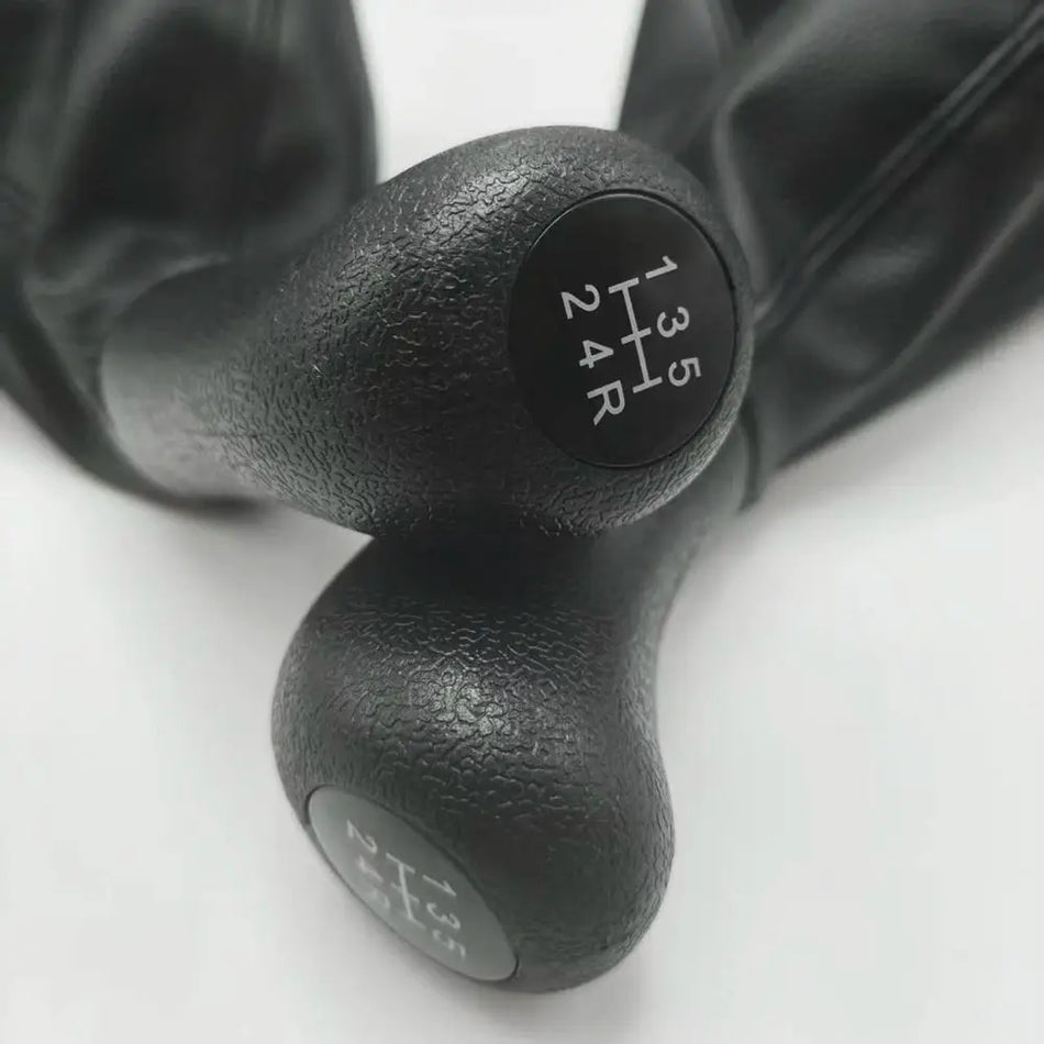 5-Speed Manual Gear Shift Knob With Leather Boot For Chery Celer Bonus J2 Fulwin2 by InterCyprus Trading Ltd