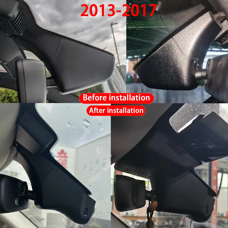 Dash Cam 4K Fram och Bak Videoinspelare för Jaguar F-Type X152 Lister LFT