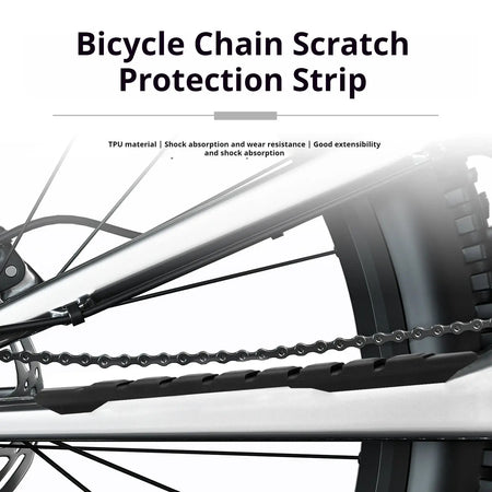 ENLEE Bicycle Chain Protector Road And Mountain Bike TPU Frame Chain Anti-Scratch And Wear-Resistant Strip by InterCyprus Trading Ltd