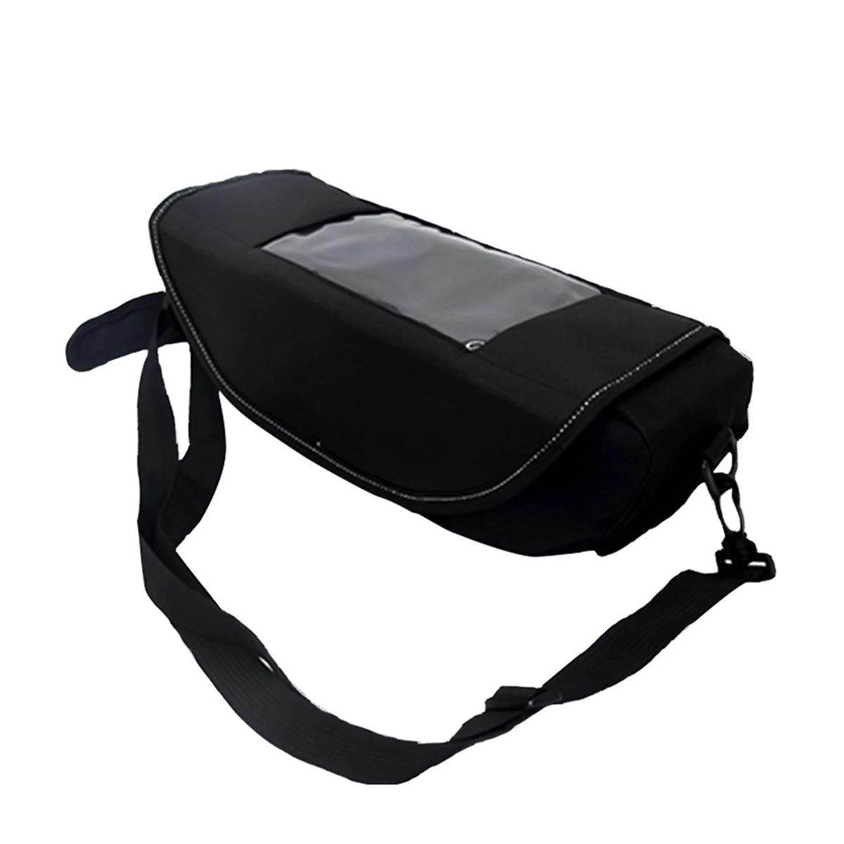 Universal Motorcycle Handlebar Bag &ndash; Waterproof Touchscreen Storage Black