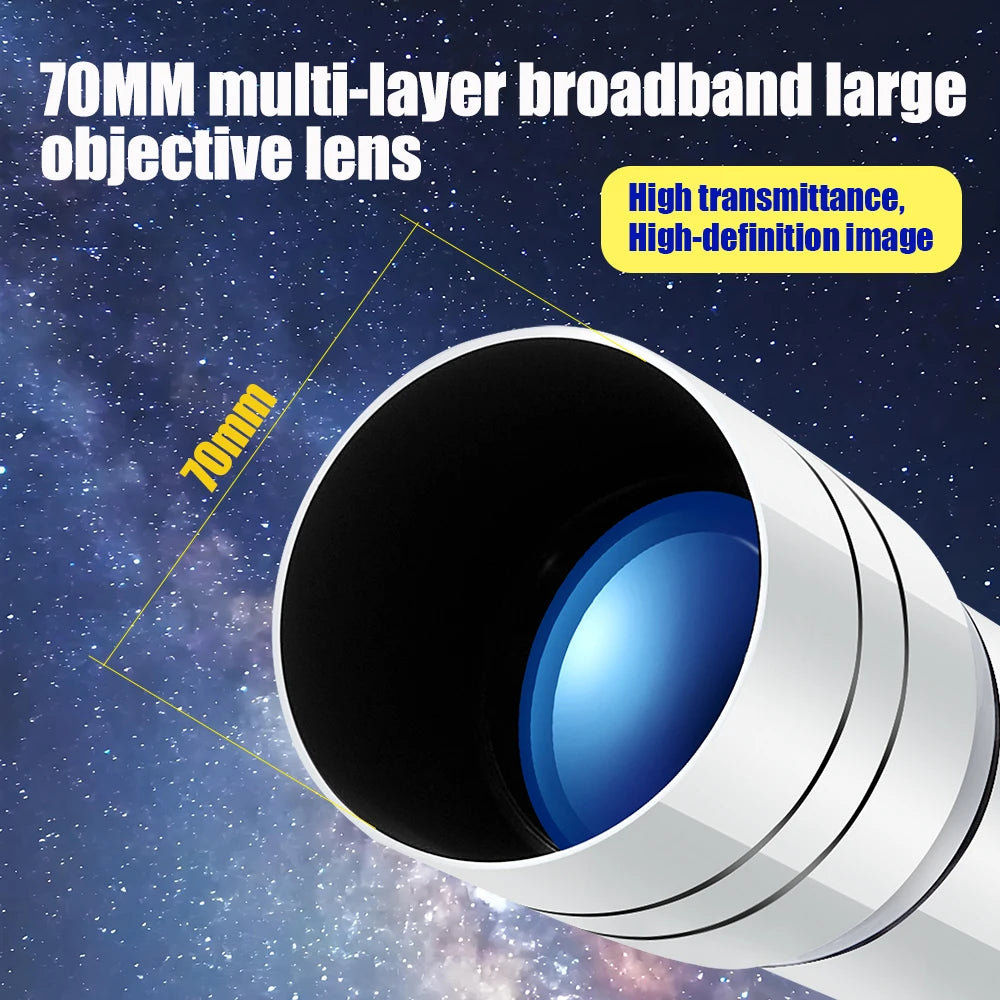 BORWOLF 70400 Telescope &ndash; Ultra Clear Apochromatic Optics