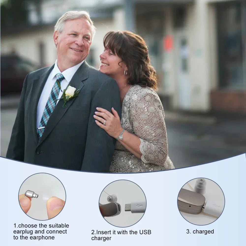 Rechargeable Audifonos Mini Hearing Aids &ndash; Wireless Comfort