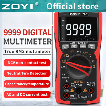 ZOYI ZT-Y Professional Digital Multimeter &ndash; High-Precision Auto Range Voltage Tester