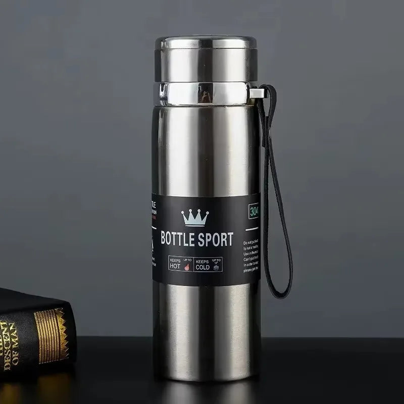 1 Liter Stainless Steel Thermos Bottle For Hot And Cold Beverages