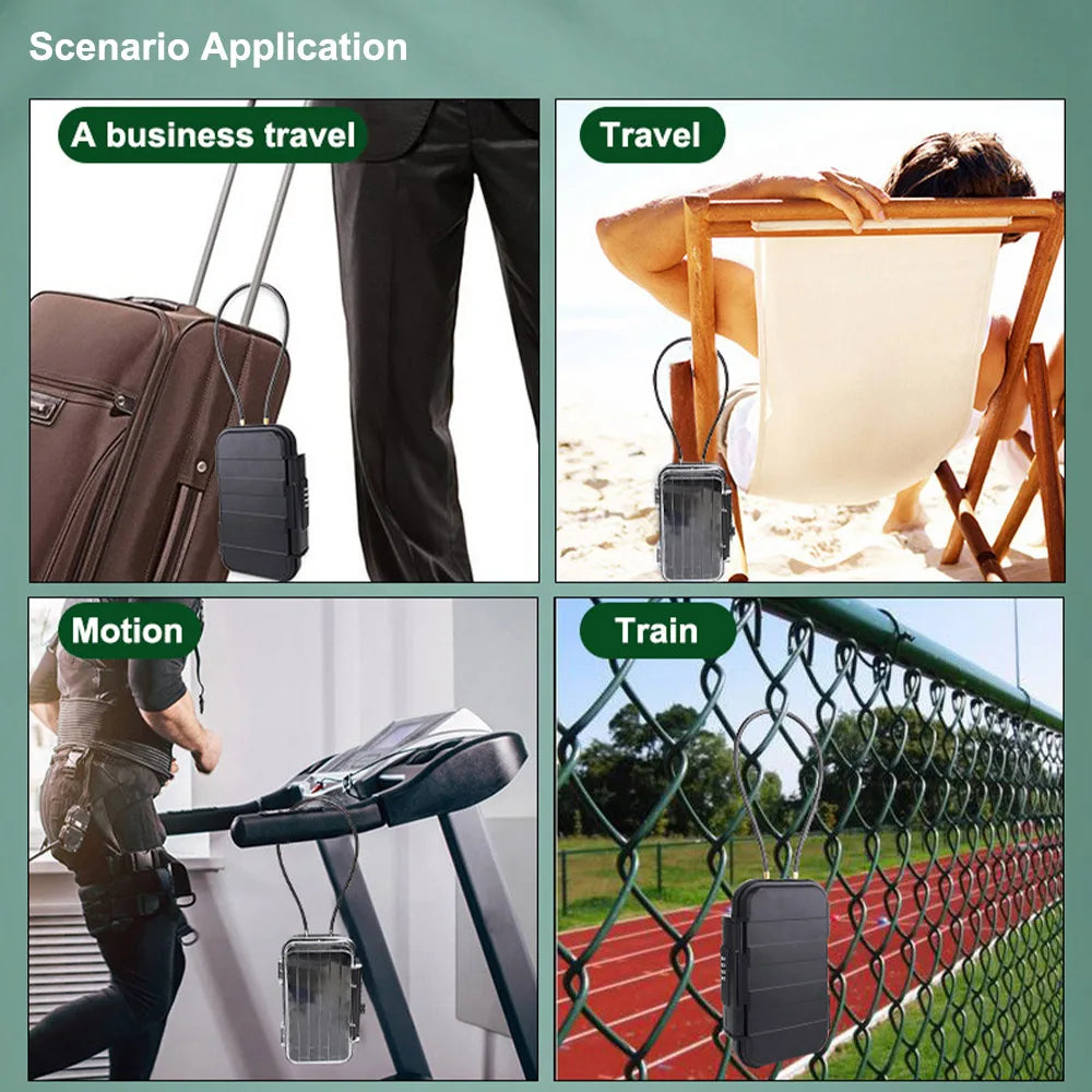 Transparent Waterproof Password Box &ndash; Removable Cable