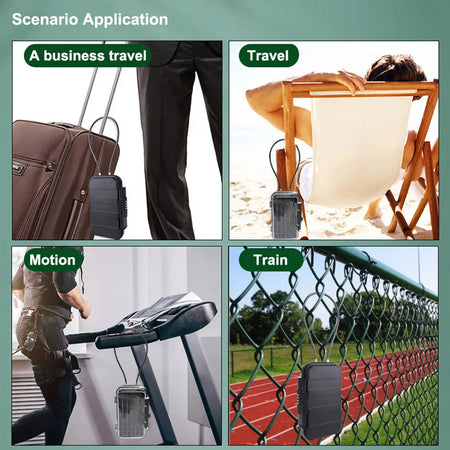 Transparent Waterproof Password Box &ndash; Removable Cable