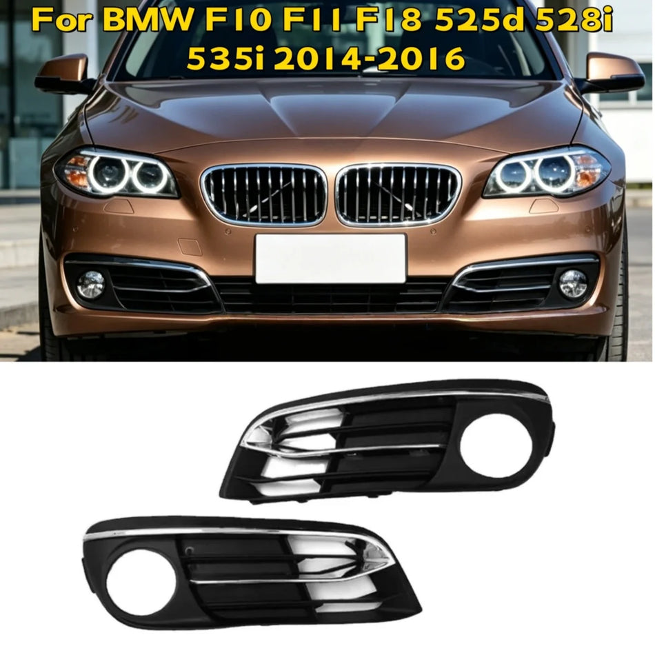 Cornici anteriori per fendinebbia in ABS per BMW F10 F11 F18 2014-2016
