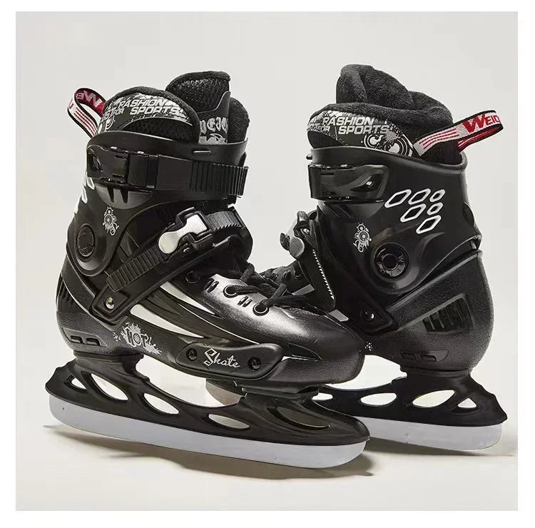 SMVP Thickened Thermal Ice Skates &ndash; Perfect for Beginners black / 35-36