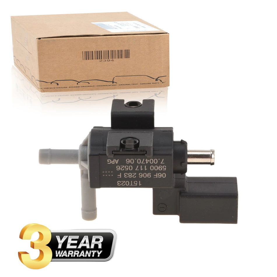 Turbo Boost Solenoid Valve for Audi A3 8P 1.8T 2.0T Engines 06F906283F Replacement Part
