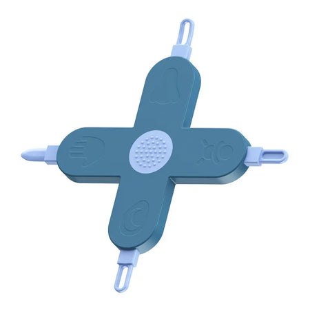 4-in-1 Baby Hygiene Care Tweezers for Ear, Nose, and Navel Cleaning Blue