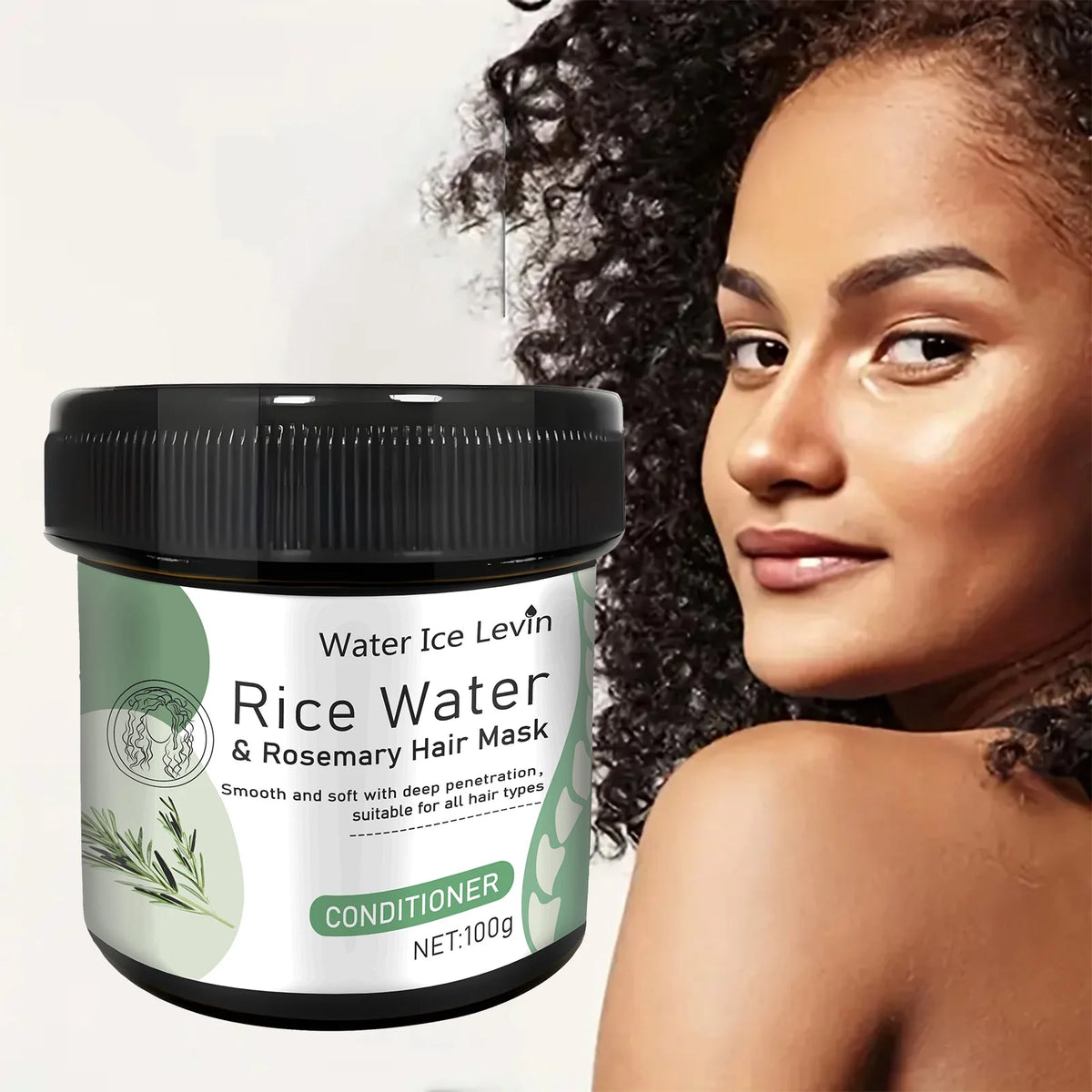 Rice Water Hair Mask &ndash; Damage Repair and Frizz Control