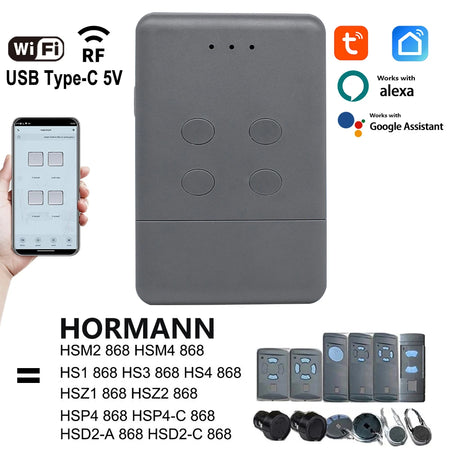 Buy Hormann 868MHz Tuya WiFi Garage Door Remote - Smart Control Default Title
