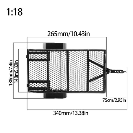 BDXRC Metal Trailer for 1/18 1/24 RC Car &ndash; Durable Build