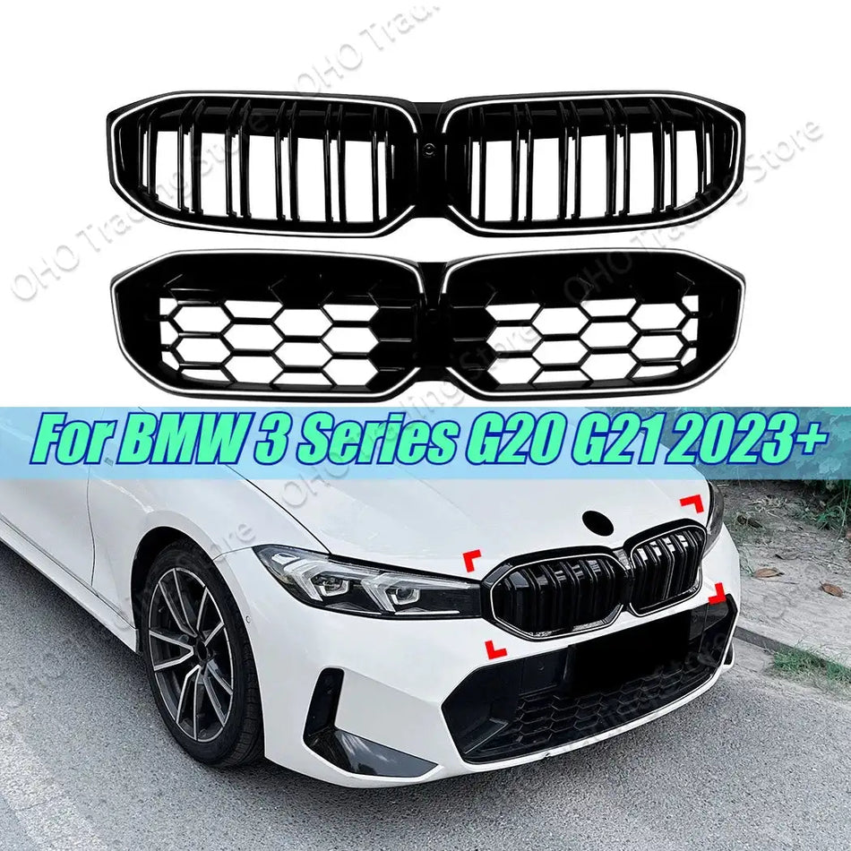 BMW 3 Serisi LED Ön Yarış Böbrek Izgarası G20 G21 G28