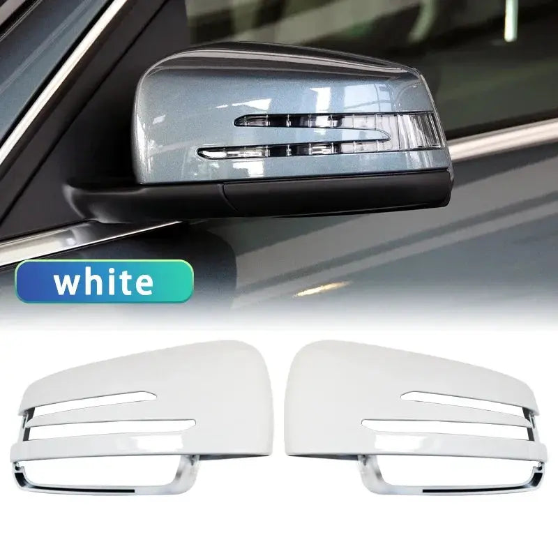 For Mercedes-Benz A B C E S CLA GLA GLK Class W176 W246 W212 W204 Sport Style Side Mirror Covers Rearview Mirror Decoration by InterCyprus Trading Ltd