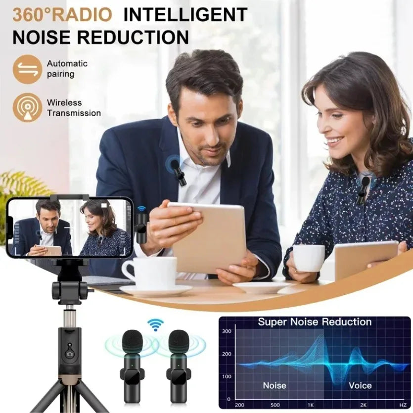 XIKCU Wireless Lavalier Microphone