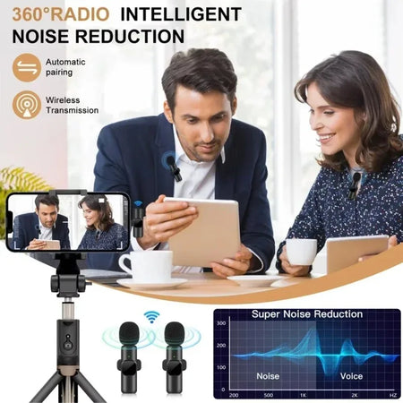 XIKCU Wireless Lavalier Microphone