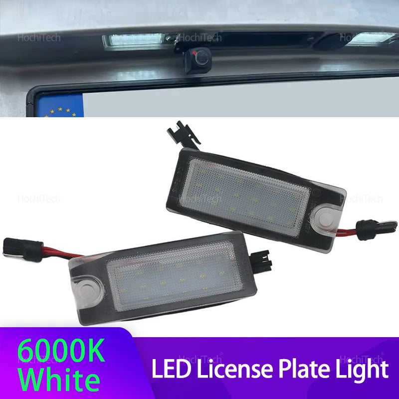 Baltas LED numura zīmes gaismas Canbus komplekts Volvo S60 S80 V70 XC70 XC90