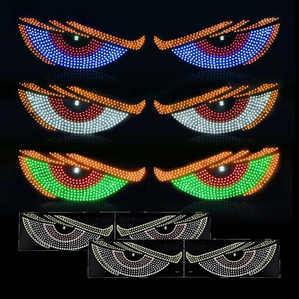 USB Animirani Demon Oči LED Matrični Ploščni Zaslon za Avtomobile, Tovornjake, SUV-je