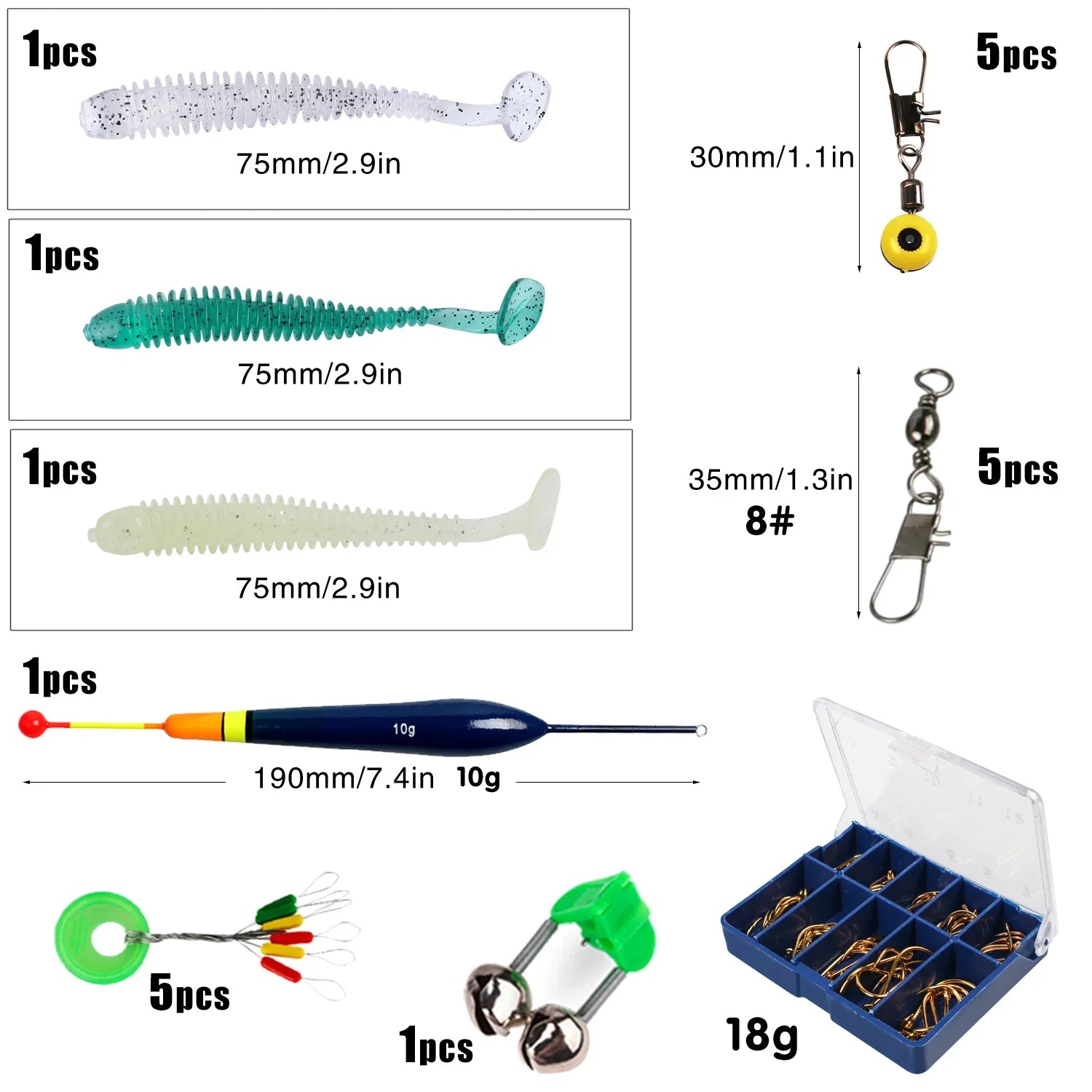 Sougayilang Baitcasting Fishing Rod &amp; Reel Combo - 5 Section Rod &amp; 7.2:1 Gear Ratio for Bass Carp Fishing