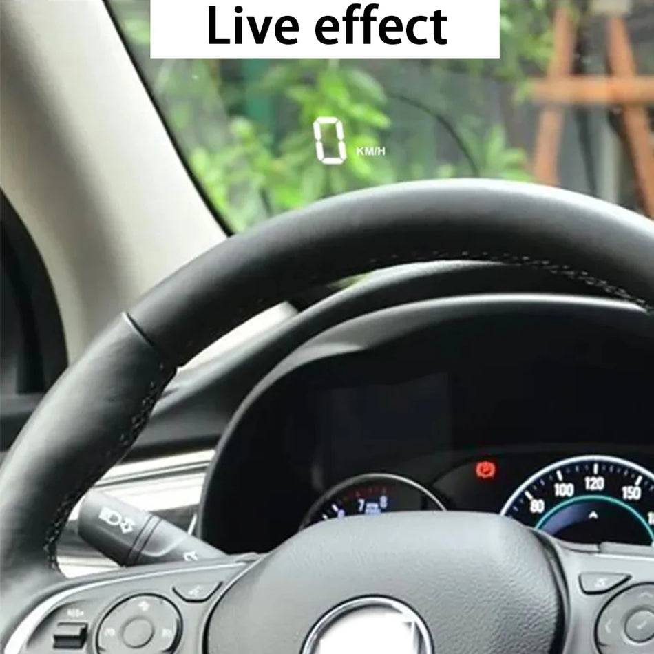 Affichage tête haute Buick Envision projection de compteur de vitesse de 5 pouces alarme