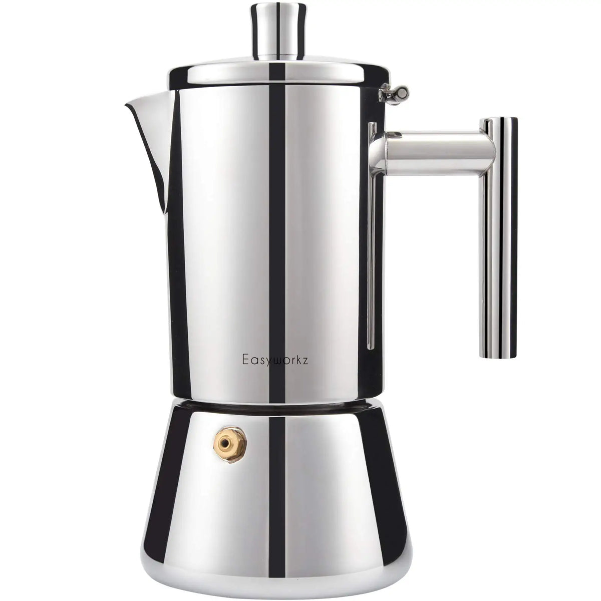 Easyworkz Diego Stainless Steel Moka Pot Espresso Maker 4-Cup 500ml 1