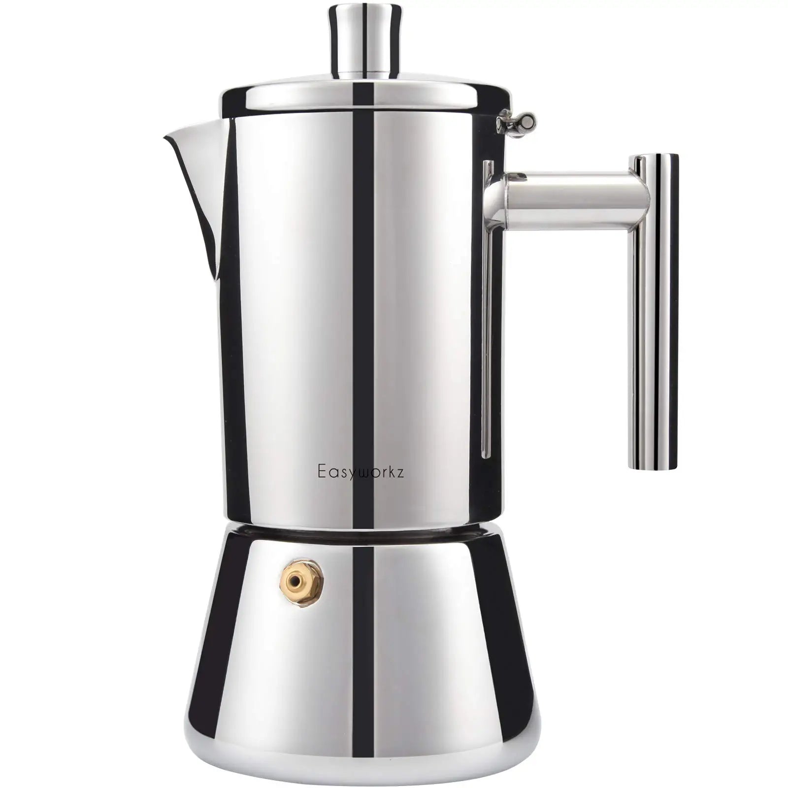 Easyworkz Diego Stainless Steel Moka Pot Espresso Maker 4-Cup 500ml 1