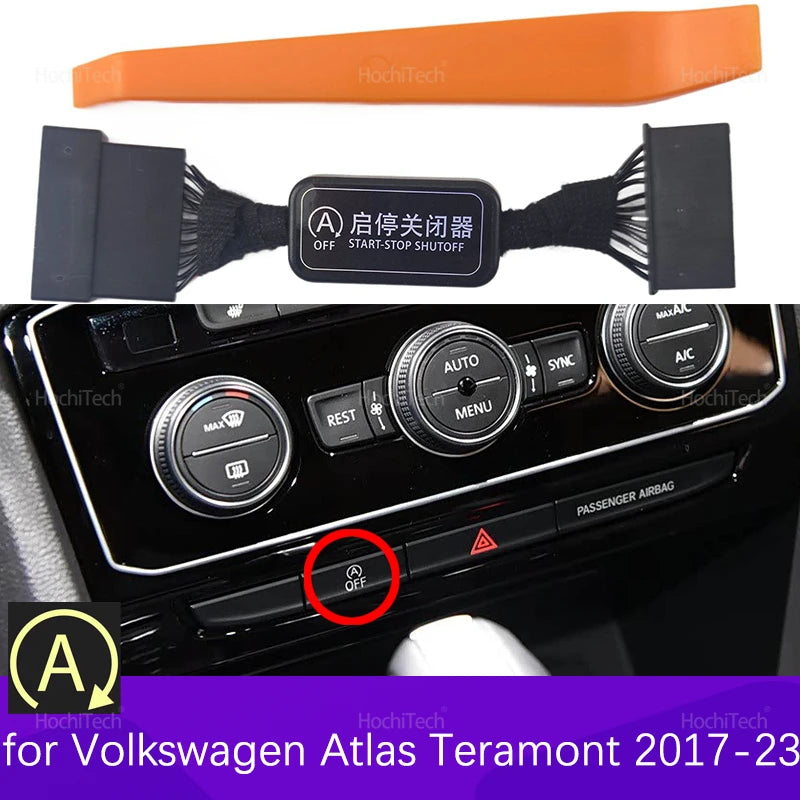 Interruptor de desactivación de arranque automático para VW Atlas y Teramont 2017-23