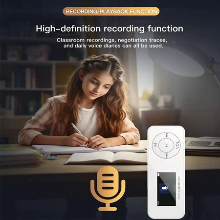 KEBIDUMEI Mini MP3 Player Bluetooth 5.3 Student Walkman Swimming Running Riding Built-in Speaker Support FM Radio E-Book by InterCyprus Trading Ltd