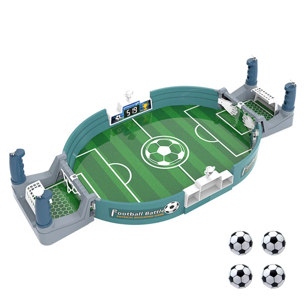 Soccer Table Football Game &ndash; Easy Installation for Family Fun 4 balls set