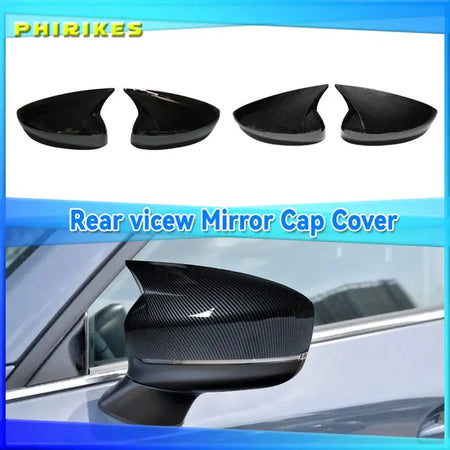 Mazda CX5 Rear View Mirror Cover Trim Glossy Black Ox Horn
