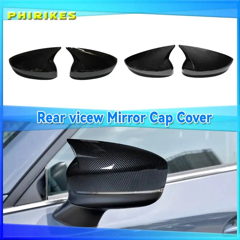 Mazda CX5 Rear View Mirror Cover Trim Glossy Black Ox Horn