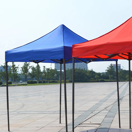 Canopy Tent Top Oxford Cloth Blue Foldable &ndash; UV Proof