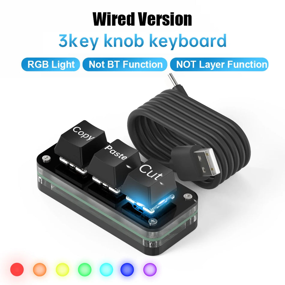 Macropad Macro Keyboard RGB Mini Knob &ndash; Hot Swap RGB