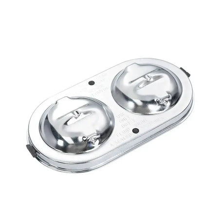 Car Chrome Steel Engine for Chevrolet Corvette 1967-1982 Master Cylinder Cover with Bails Gaskets Cap Replacement Accessories by InterCyprus Trading Ltd