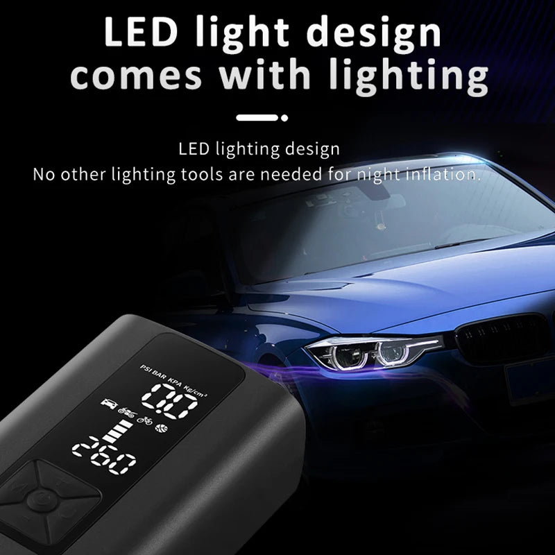 CHEGIT P003 Wireless Inflator - Portable USB Rechargeable