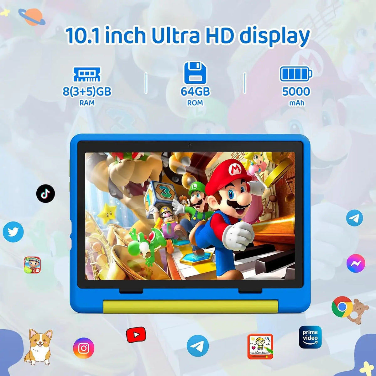 Kid Tablet 10 Inch Android 14 Octa Core &ndash; Ultra Slim