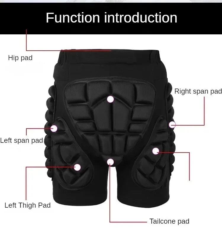 Kids Outdoor Sport Protection Shorts Plus - Hip Padding