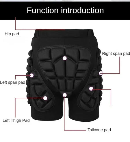 Kids Outdoor Sport Protection Shorts Plus - Hip Padding