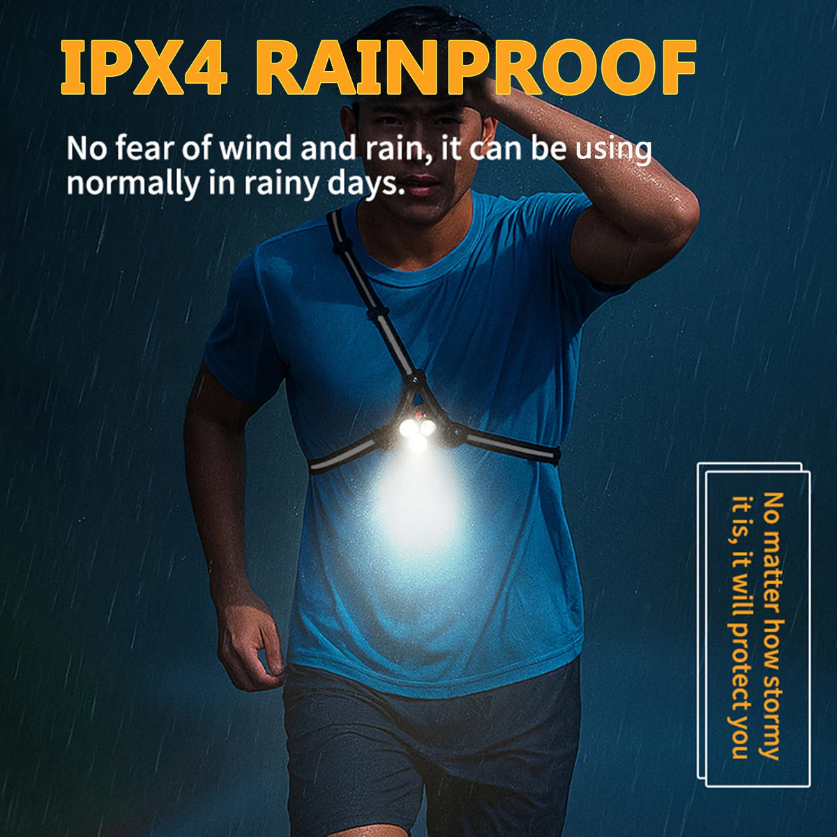 LED Chest Front Multi Lamp Red Warning Light &ndash; Night Run