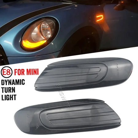 For BMW Mini Cooper F55 F56 F57 2014-2017 LED Dynamic Side Marker Turn Signal Indicator Repeater Light Sequential Blinker Lamp by InterCyprus Trading Ltd