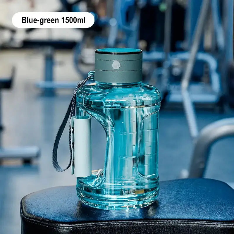 Hydrogen Rich 1.5L Portable Water Bottle Electric Stirring green