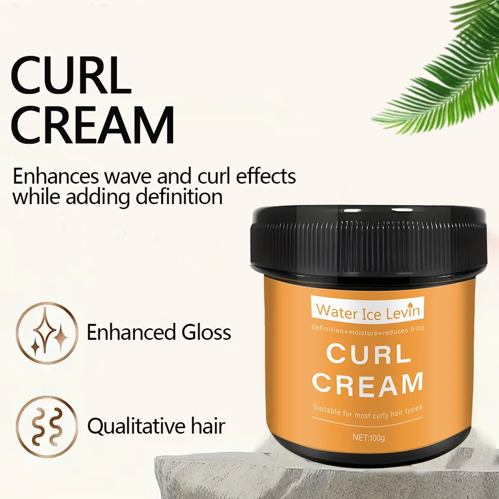 Water Ice Levin Curl Cream Hair Mask &ndash; Quick Repair for Damaged Curly Hair