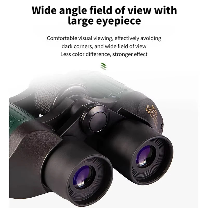 60x60 Binoculars HD Bak4 &ndash; High Magnification for Outdoors