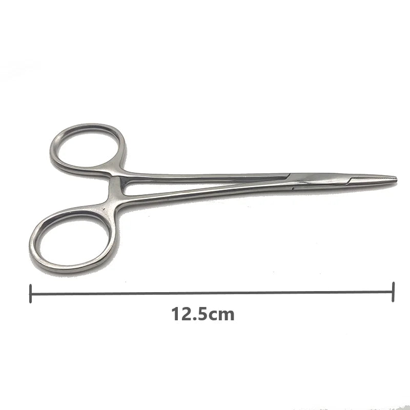 Suture Needle Clamp Forceps Stainless Steel &ndash; Precise Grip 12.5cm
